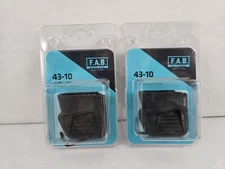 Lot Of 2 New Fab Defense Glock 43 G43 +4 Magazine Mag Extension Polymer Black