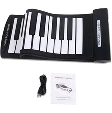 Roll-up Piano 61 Keys Professional Keyboard Roll-Up Piano USB Electronic