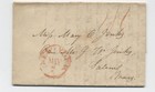 1835 New York city stampless folded letter to Salem MA [7035.147] — photo 1