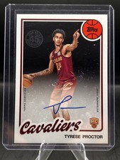 2025-26 Topps Flagship Tyrese Proctor ROOKIE On Card Auto #80B2R-TP CAVALIERS RC