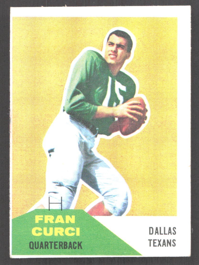 Fran Curci #11 (Football Cards 1960 Fleer) — is it worth grading?