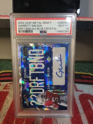 2022 Leaf Metal Draft Garrett Wilson Rookie Auto #/20 - PSA 10 - POP 1!