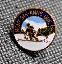 Mont Ste Anne Que. Canada Ski Resort Ski Lapel Pin