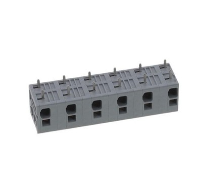 WAGO 2624-1506 Terminal Block PCB Push-in Clamp 6 Pos 4mm Pitch TH