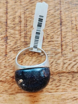 DUR Ring 925 Sterling Silber ''Firework'' Stein Lila