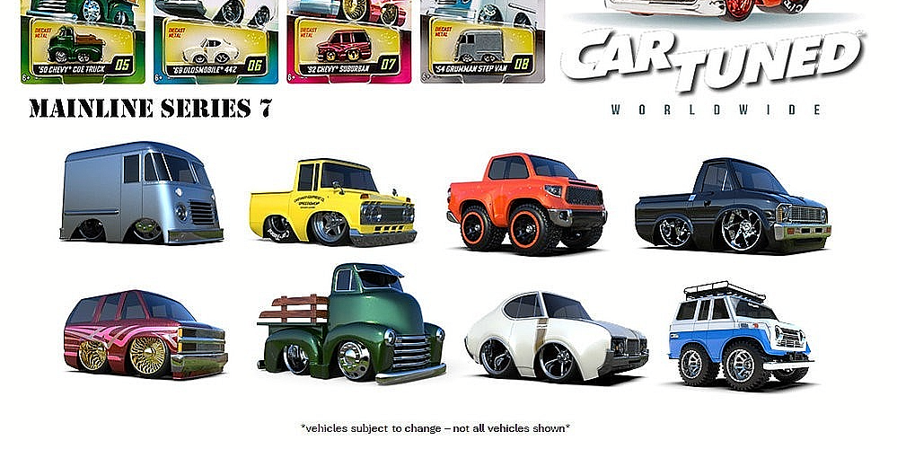 🔥2025 Car Tuned Series 7 Complete Set 8x Die Cast Rare Chase