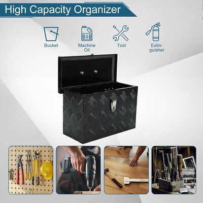 16''X 7.5''X 10'' Aluminum Heavy Duty Pick-Up Truck Bed 5 Bar Tread Tool Box