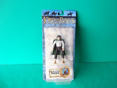LOTR Return of the King Shelob Attack Frodo 4.5''in Figure w/Glowing Light Cool!!