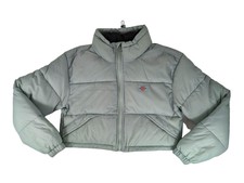 Dickies Alatna Cropped Puffer Jacket/coat Light Blue, Size M