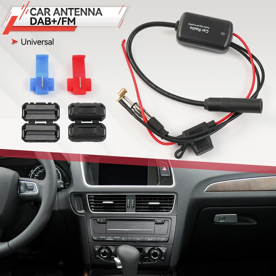 DAB/ DAB+ FM Car Antenna Aerial Splitter SMB Converter Digital Radio Amplifier ⭐ - Image 2 of 4