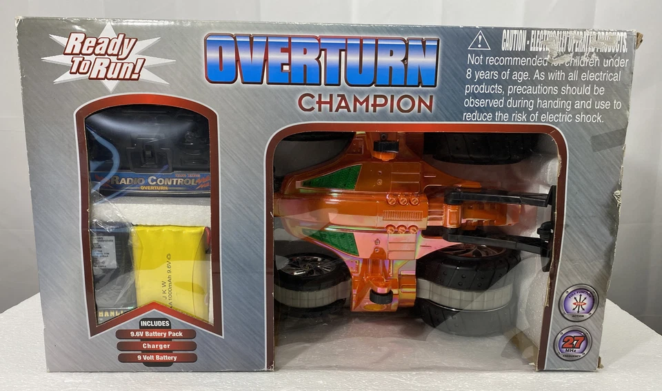 Overturn Champion Radio Control R/C Stunt Action Expert Brand New In Box 2004 - Image 3 of 4