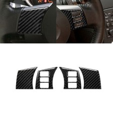 Cubierta interior del panel del volante de fibra de carbono 4 piezas para Nissan 350Z 2006-2009