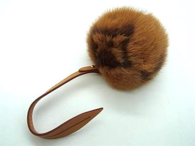 Louis Vuitton Bijou Sac Monogram Mink Fur Leather M00543 Bag Charm
