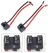 Wire Pigtail Female P A H7 Two Harness Head Light Low Beam Socket Plug Fit Lamp
