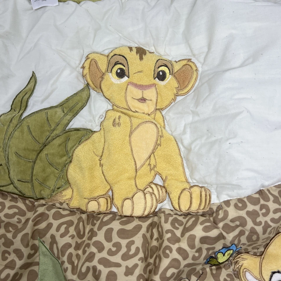 Disney Lion King Baby Crib Set Comforter Quilt 3D  Print  Simba, Clean, Vintage - Image 2 of 4