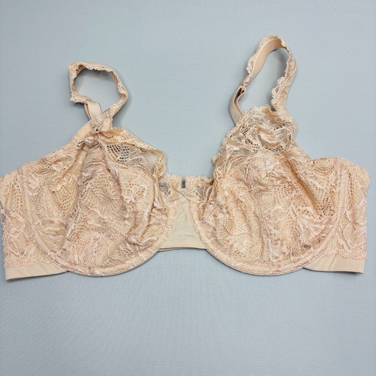・・・ Bali Bra 40D Underwire Lace Cups 6543 Full Coverage Adjustable