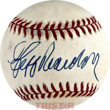 JEFF REARDON SIGNED AUTOGRAPHED NL BASEBALL TRISTAR - TWINS, RED SOX