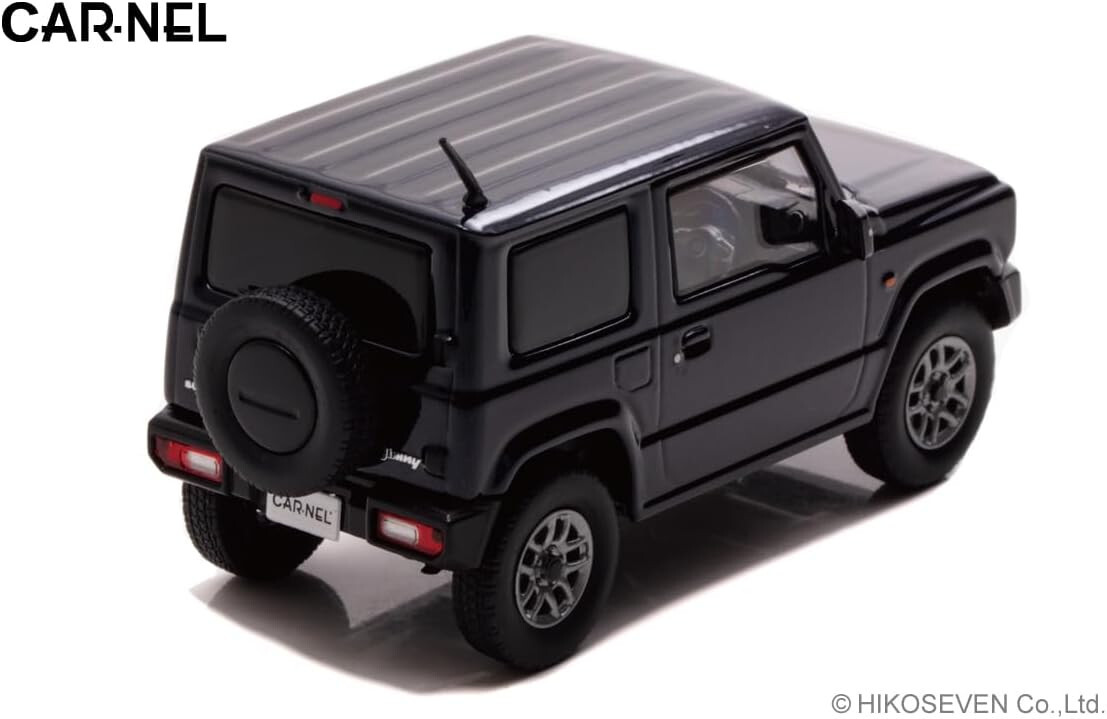 CARNEL 1/43 SUZUKI Jimny XC (JB64W) 2018 Black Pearl/Option Grill