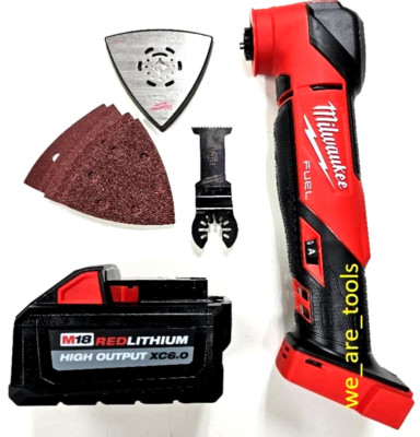 Milwaukee M18 Fuel 2836-20 Multi Tool, (1) 6.0 AH Output Battery Oscillating 18V