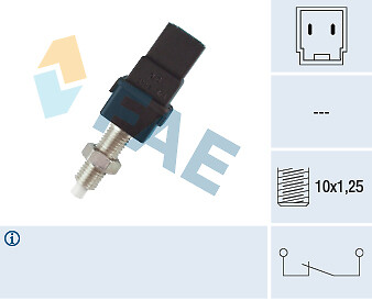 FAE 24450 Brake Light Switch for FORD INFINITI ISUZU NISSAN OPEL SUBARU VAUXHALL