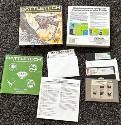 BATTLETECH T.C.H.I. NEUF NEW pour COMMODORE 64/128. INFOCOM