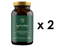 (Einheit/0,44€) 2 X Mybestpharm Mybestdetox 2 X 90 Kapseln D/S