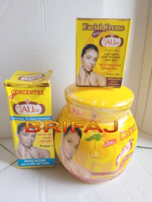 Peau Jaune Aufhellungscreme 250 ml oder 2 x 125, Gesichtscreme und Konzentrat Stufe 1