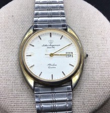 Vintage Mens Jules Jurgensen Wrist Watch "AS IS" Parts/Repairs W917