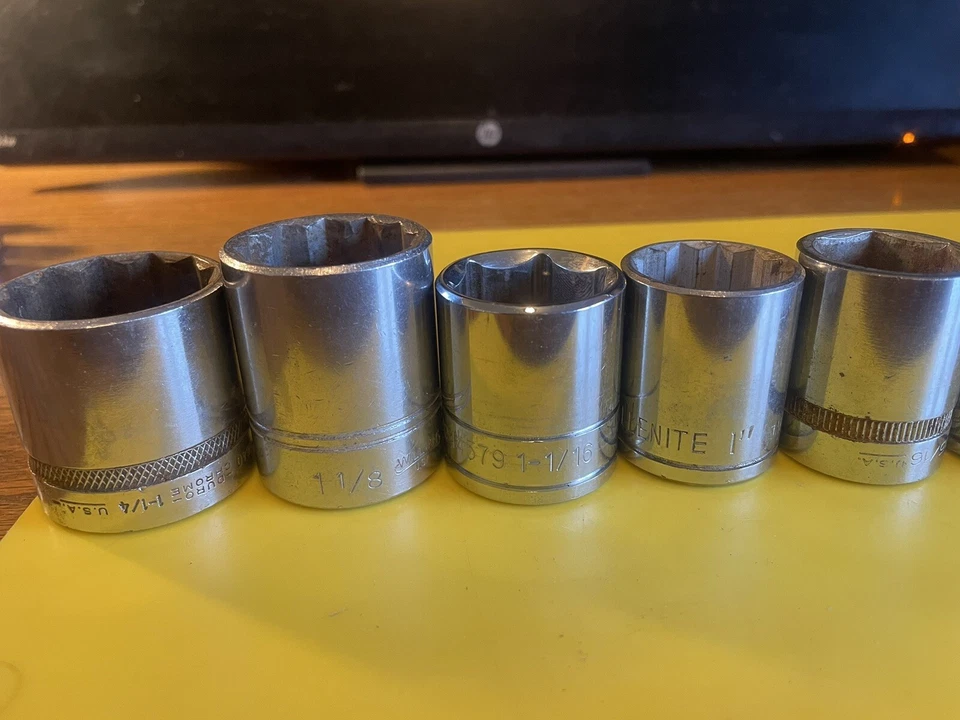 12 PC. "JUEGO DE ENCHUFES DE ACCIONAMIENTO 1/2"" NUEVO TRINQUETE WAGTAIL + DURO-WILLIAMS-INDESTRO-FLET-L31" Foto 4 de 4