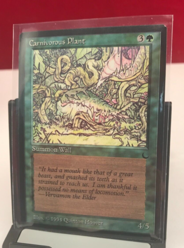 Magic the Gathering 4th Edition Carnivorous Plant - Picture 1 of 2