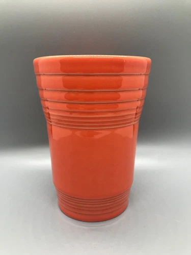 Fiesta Poppy Latte Tumbler | Fiestaware Mug Cup Glass | Not Officially Produced