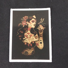 Sugar Skull Day Of The Dead Beauties Sticker 2.18" x 1.58" B 