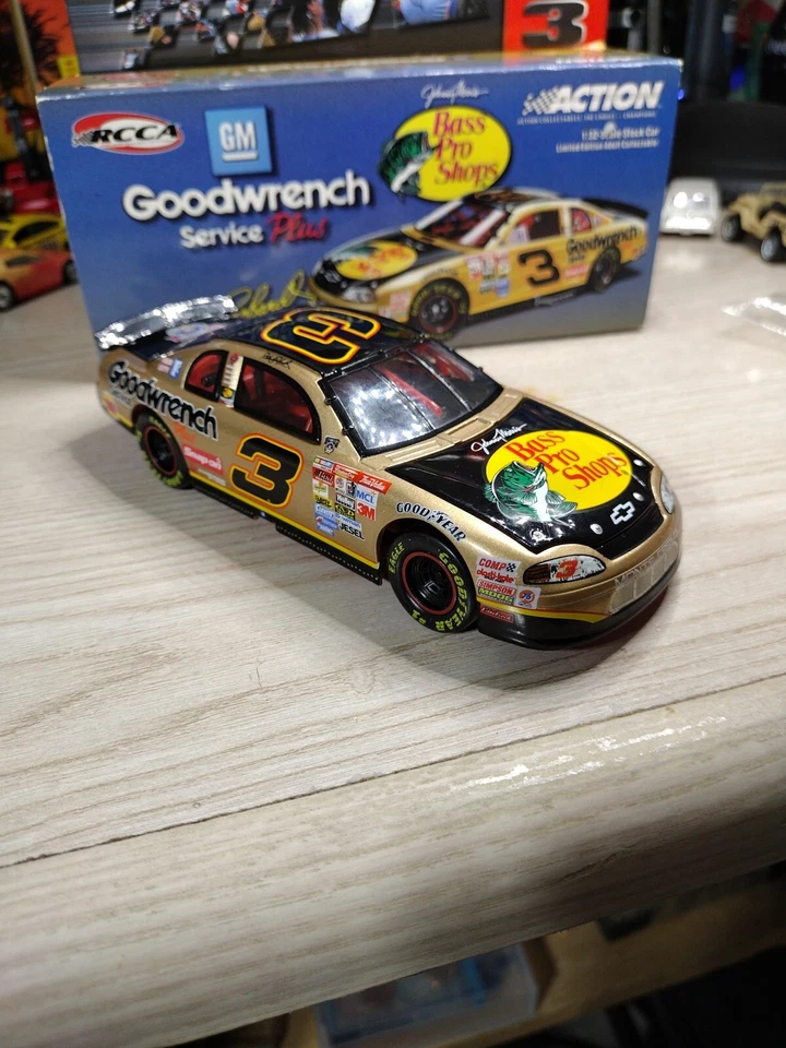 RCCA Goodwrench / Pro Bass Shops #3 Dale Earnhardt 1:32 Die Cast China Black & - Image 3 of 4