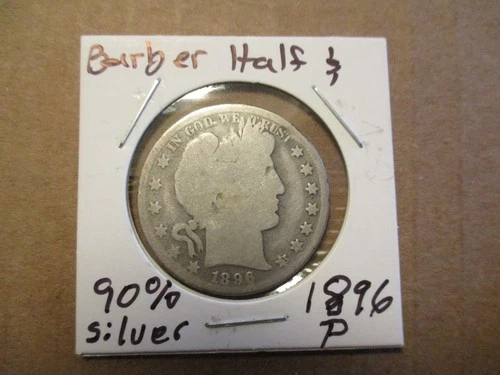 Barber/Liberty Half Dollar, 1896-P, 90% SILVER!! #29