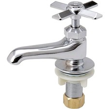 B K Chrome 1.2 GPM Standard Single Hole Basin Faucet 120-003NLA B K 120-003NLA