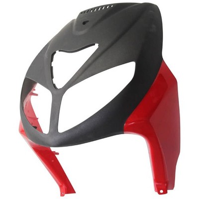 Frontverkleidung rot-schwarz Frontschürze Frontmaske Front-Cover GY7 Motorroller