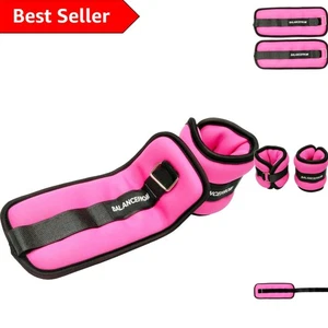 GoFit ajustable 2lb Poids du bras rose de la cheville – Idéal pour les séances d'entraînement à domicile