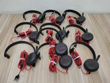 LOT OF 10 - Poly Blackwire 5200 Series C5210T C5210 USB Black Monoaural Headset