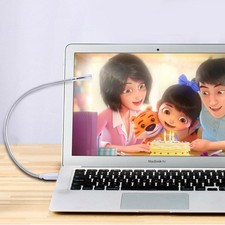 4 Pieces USB Reading Lamp High Brightness LED Flexible Gooseneck Light