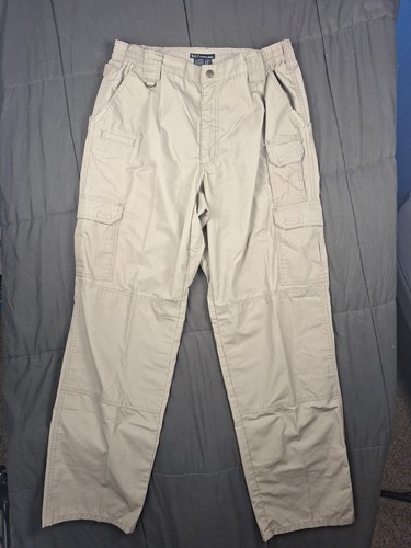 Pantaloni cargo tattici 5.11 verde, beige, cachi 36X34 lotto di 4 ripstop militari - Foto 2 di 13