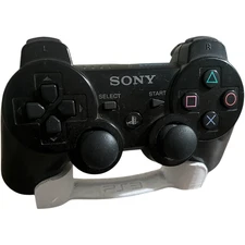 Sony PlayStation 3 PS3 Gamepad Stand Low-Profile Curved Display Dock Case Logo