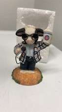 2003 MARYS MOO MOOS HARRY CARAY HOLY COW FIGURINE EXCLUSIVE