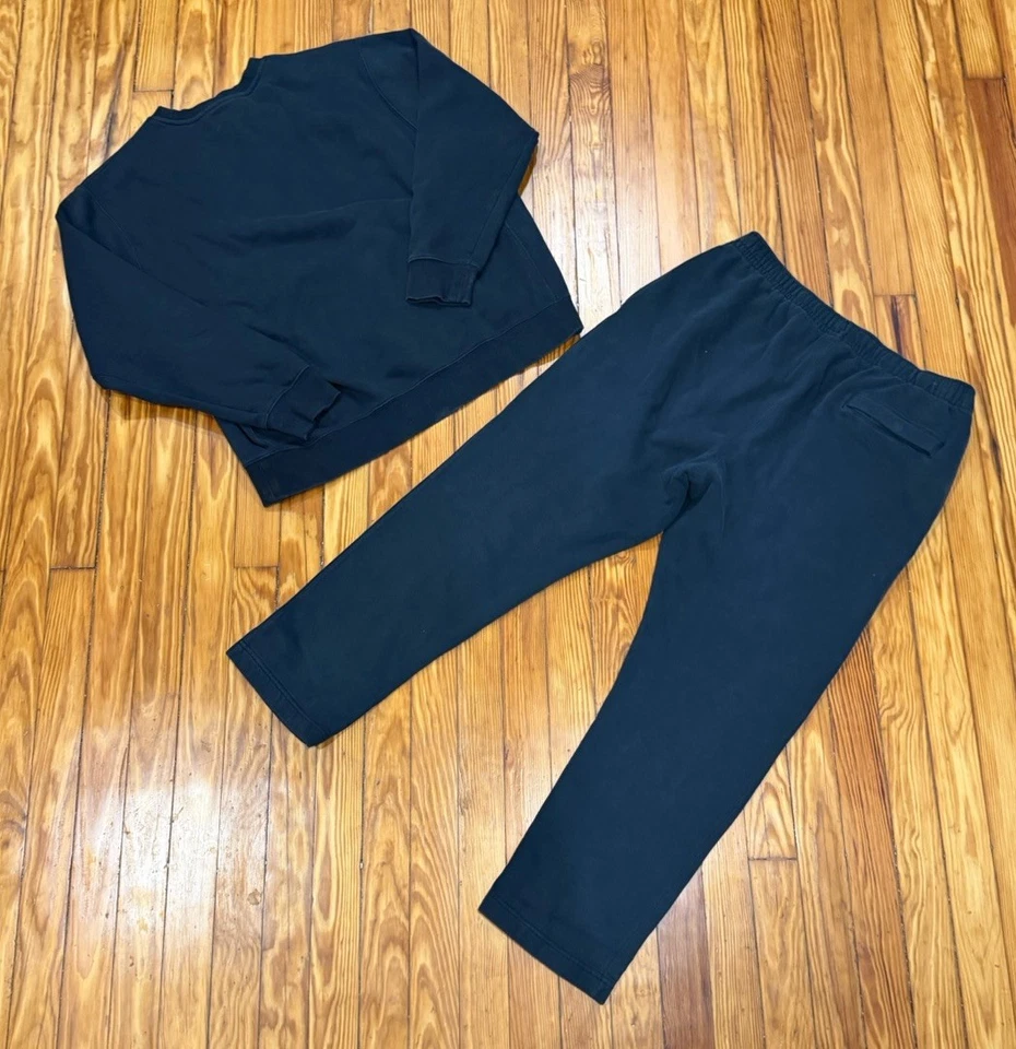 Conjunto de sudadera y pantalones Nike Sportswear Club polar negros talla XL sudadera Foto 2 de 4