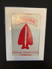 RARE OIF Iraqi Most Wanted Playing Cards Sealed US Army Special Operations Cmd