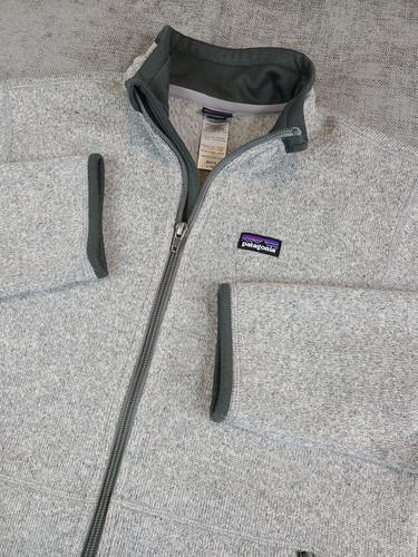 Patagonia Better Suéter Chaqueta Jóvenes Niños Grande 12 Bolsillos con Cremallera Completa Pullover