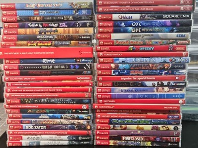 Lot of Nintendo Switch games. New and Used. All are CIB - See photos for details