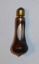 Vintage Mini Wood Perfume Case Glass Bottle Antique Apothecary Victorian 2"