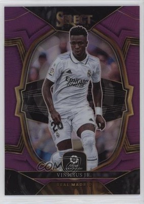 2022 Select La Liga Terrace Purple Prizm 23/75 Vinicius Junior Vinícius Jr 0yi4