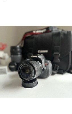 Canon EOS Rebel T4i Digital SLR Camera Black w/ Lens Bundle