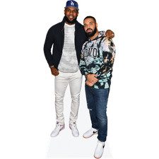 Lebron James And Aubrey Drake Graham (Duo) Mini Celebrity Cutout